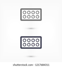 Pills  vector icon 
