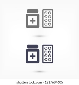 Pills  vector icon 