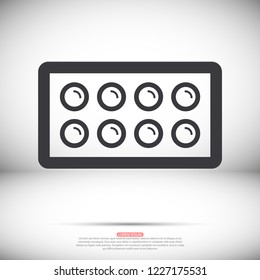 Pills  vector icon 