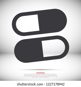 Pills  vector icon