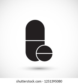 Pills  vector icon