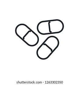pills vector icon
