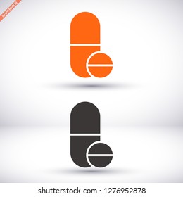Pills  vector icon