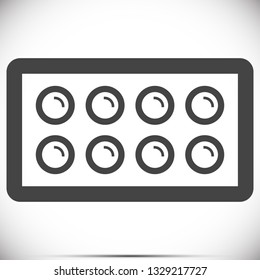 Pills  vector icon 