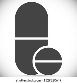 Pills  vector icon