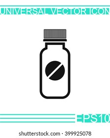 Pills vector icon.