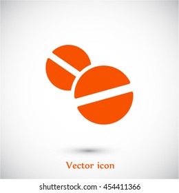 pills vector icon