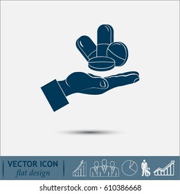 pills vector icon