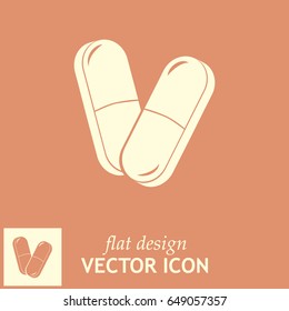 pills vector icon