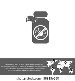 Pills vector icon Antibiotic.