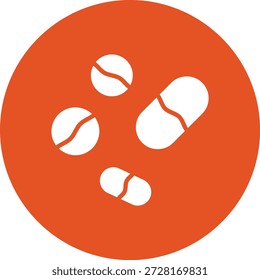 Pills Vector Icon Design Illustration