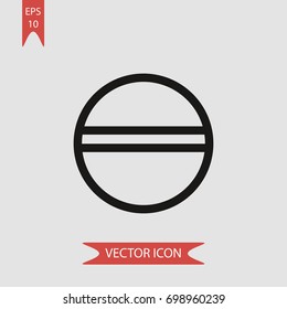 Pills vector icon, illustration symbol