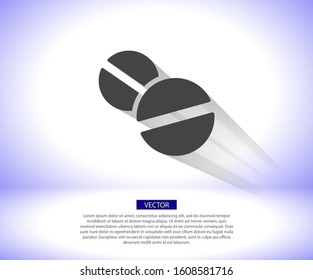 Pills vector icon , lorem ipsum Flat design