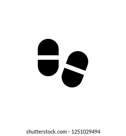 pills vector icon. pills sign on white background. pills icon for web and app