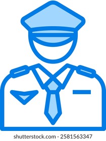 Pilot Icon Element For Design