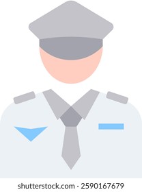Pilot Icon Element For Design
