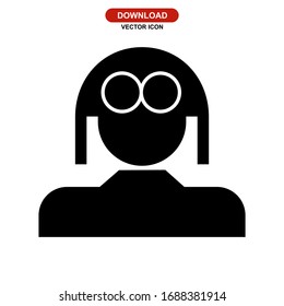 pilot icon or logo isolated sign symbol vector illustration - high quality black style vector icons
