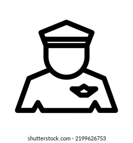 pilot icon or logo isolated sign symbol vector illustration - high quality black style vector icons
