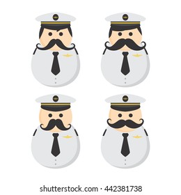 pilot mustache guy avatar portrait picture icon