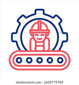 Pilot Production Icon Element For Design