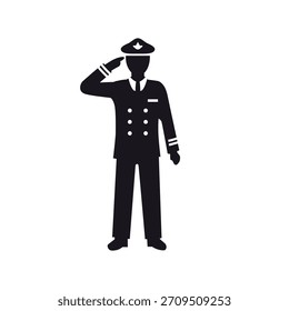 Pilot-Silhouette, grafische Elemente, grafische Ressourcen.