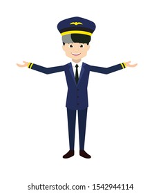 Pilot - Standing in Presenting Pose