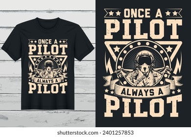 Diseño gráfico vectorial de camiseta piloto.
