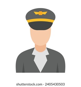 Pilot Vector Flat Icon For Personal And Commercial Use.
