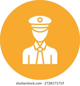 Ilustração de design de ícone de vetor piloto
