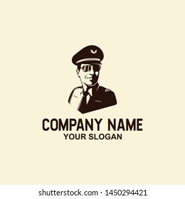 pilot vintage logo, cool vintage pilot logo