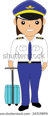 A pilot woman go work