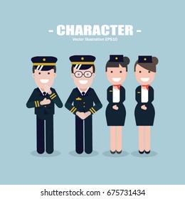 Pilots and Stewardesses 