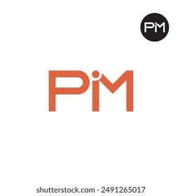 PIM Logo Letter Monogram Design