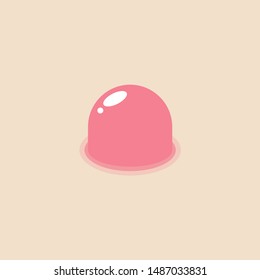 Pimple isolated. Acne. Whelk vector illustration