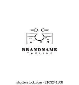 pimple logo icon design template modern vector illustration