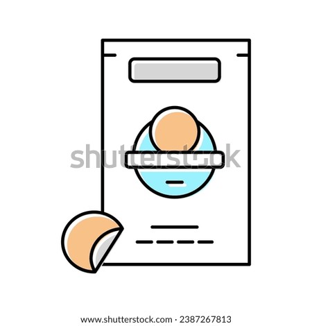 pimple patches color icon vector. pimple patches sign. isolated symbol illustration