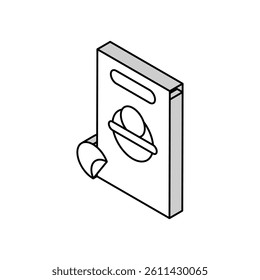 pimple patches isometric icon vector. pimple patches sign. isolated symbol illustration