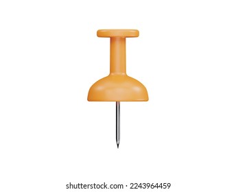 Pin 3d vector icon cartoon minimal style