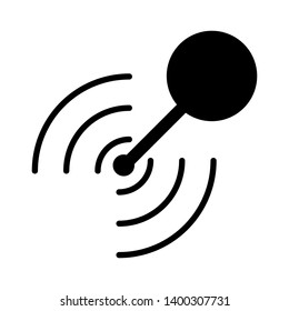pin area connection icon vector