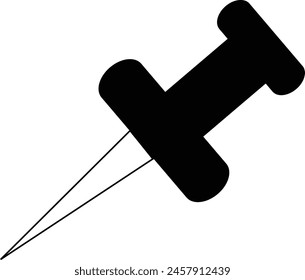 Pin Attach Vektorgrafik Symbol eps 10 