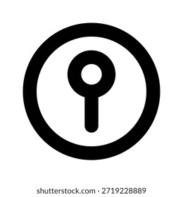 Anclar icono en negrita. El ícono se puede utilizar para Sitios web, Plantillas impresas, Plantillas de presentación, ilustraciones, etc.