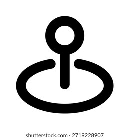 Fixar ícone em negrito. O ícone pode ser usado para sites, modelos de impressão, modelos de apresentação, ilustrações, etc.