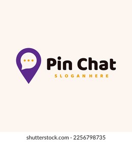 Anclaje con icono de charla de burbuja diseño vectorial
