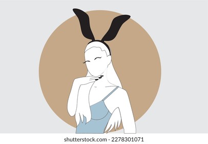 pin up bunny, bunny, easter, Easter Basket