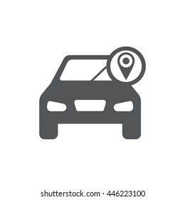 Pin car icon 