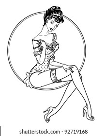 pin up classic sexy girl