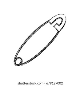 Pin clip isolated