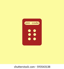 Pin code icon