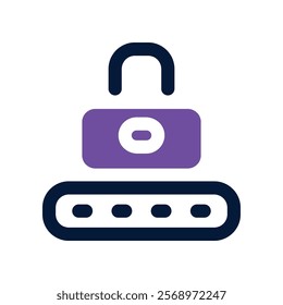 pin code icon. vector dual tone icon for your website, mobile, presentation, and logo design.