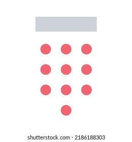 Pin Code icon vector image. Can also be used for Cyber Security. Suitable for mobile apps, web apps and print media.